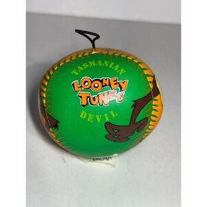 Looney Tunes Tasmanian Devil Taz Baseball Ornament Keychain String Toy